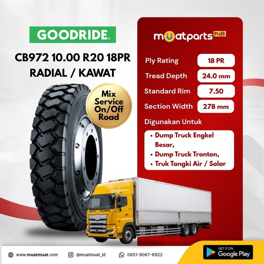 Ban truk 10.00 R20