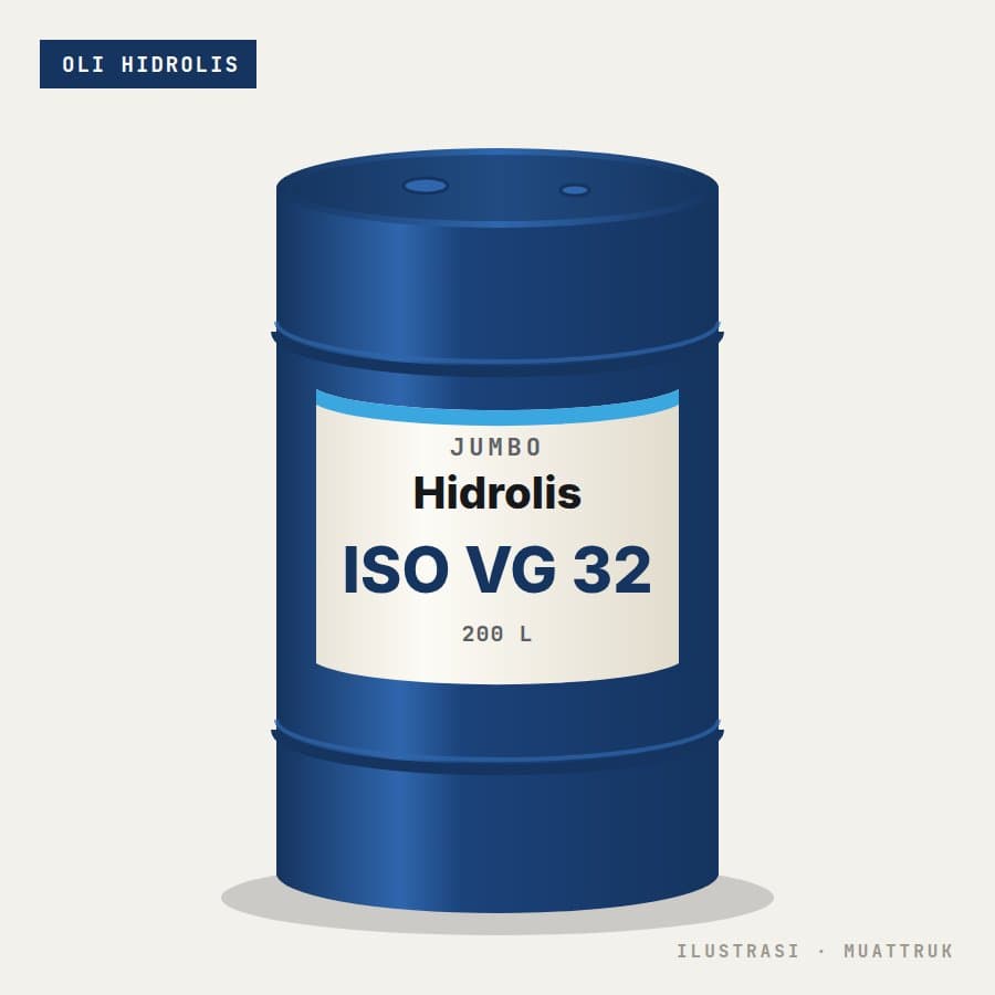 Drum 200 liter Jumbo Hidrolis ISO VG 32