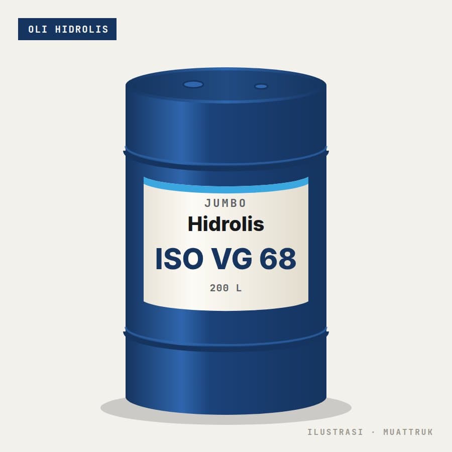 Drum 200 liter Jumbo Hidrolis ISO VG 68